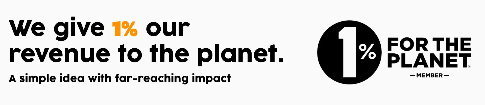 1% for planet logo