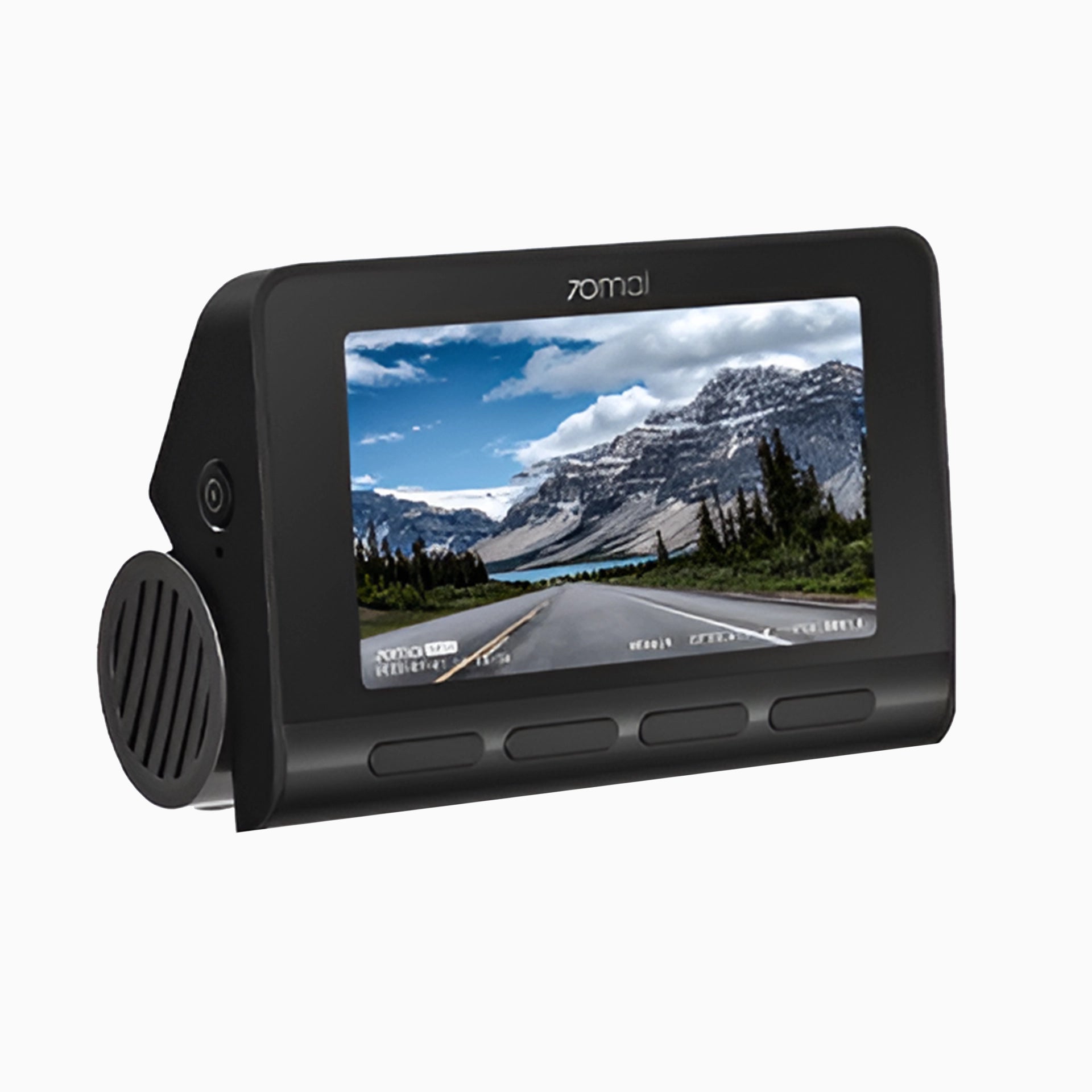 Front and rear dual dashcam system with 1920x1920 resolution. Sleek black design with wide-angle lenses for comprehensive vehicle coverage and enhanced safety.