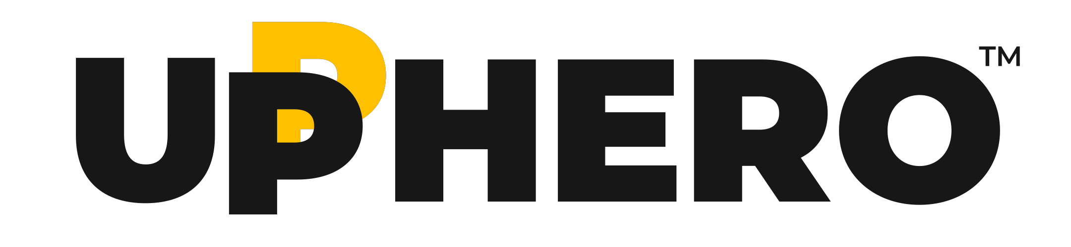 Upphero logo Black